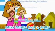 Miss Molly had a dolly / Animation - Cartoon / Abc songs for children - nursery rhymes