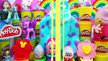 Huge Toy Surprise Kinder egg Play-Doh Flintstones FROZEN Disney Peppa AngryBirds Giant Jake Funtoys