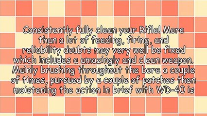 Tips In Keeping Your Weapon Nice And Clean