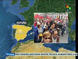 Trabajadores europeos se manifiestan en defensa de derechos laborales