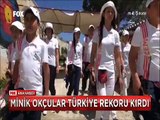 Aile hekiminin köyde miniklerden kurduğu okçuluk takımı Türkiye rekoru kırdı
