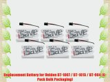 Replacement Battery for Uniden BT-1007 / BT-1015 / BT-904 (6-Pack Bulk Packaging)
