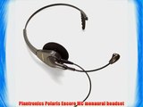 Plantronics Encore Polaris Monaural Headset Cancelling Microphone