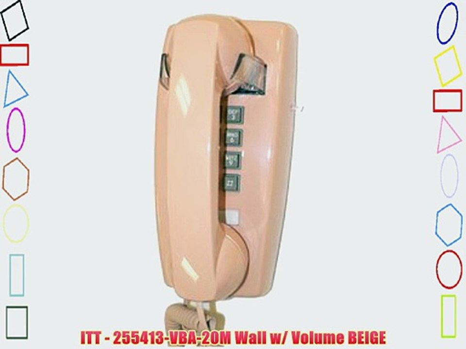 ITT - 255413-VBA-20M Wall w/ Volume BEIGE