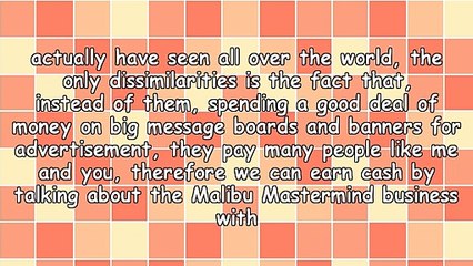 Malibu Mastermind Is Creating A Lot Of Wealth Today See Why!