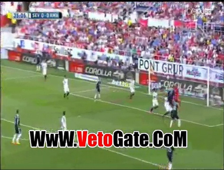 "كريستيانو رونالدو" يتقدم بالهدف الاول ريال مدريد فى اشبيليه