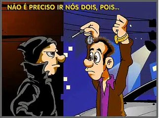 Brasileiro rico assustado canta "vou deixar"