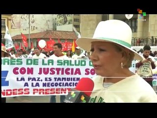 Colombian Workers March against Precarious Conditions