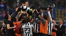 Juventus campione d'Italia annuncio Riccardo Cucchi