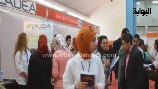 فعاليات ملتقى التوظيف بجامعة عين شمس