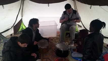 Impromptu au Yukulele chez les Robinsons