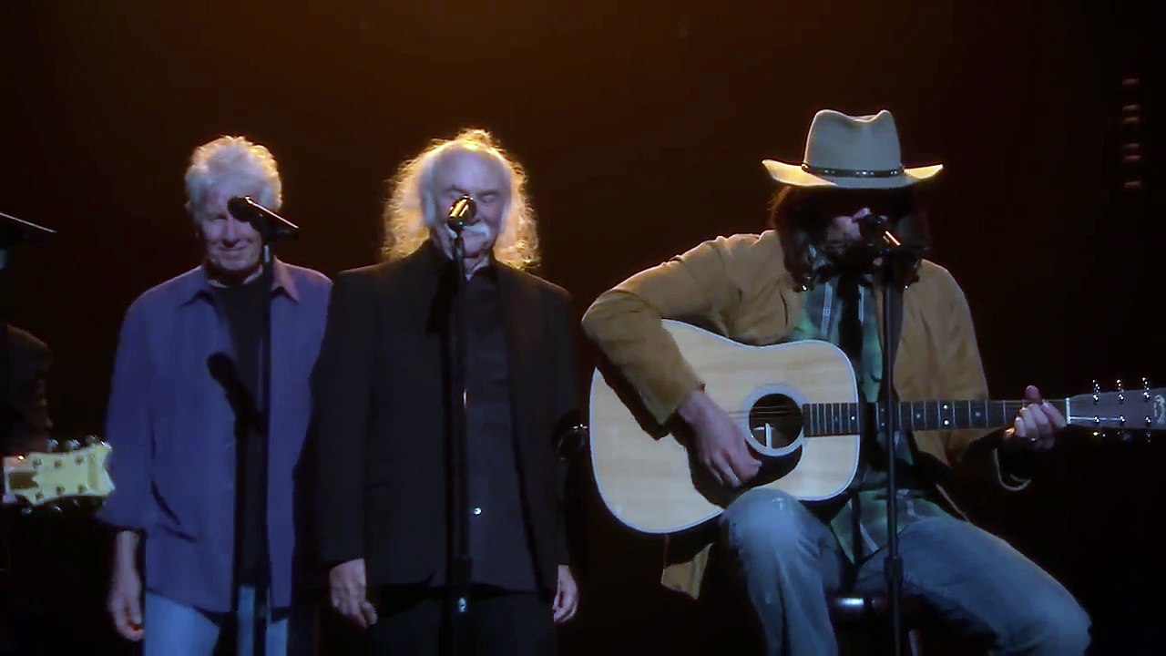 Neil Young Sings "Fancy" with Crosby, Stills & Nash