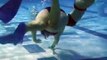 Underwater hockey leaves players breathless