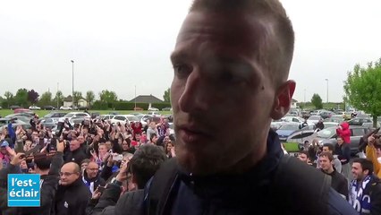 Les réactions de Darbion et Furlan à l'arrivée de l'Estac à Troyes