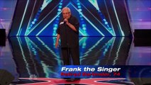 America's Got Talent S09E05 Frank the Singer Adorable 74 Year Old Fulfilling His Dream
