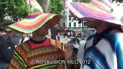 Mexicans in Paris prank
