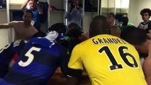 Dans les vestiaires après Nîmes-Estac