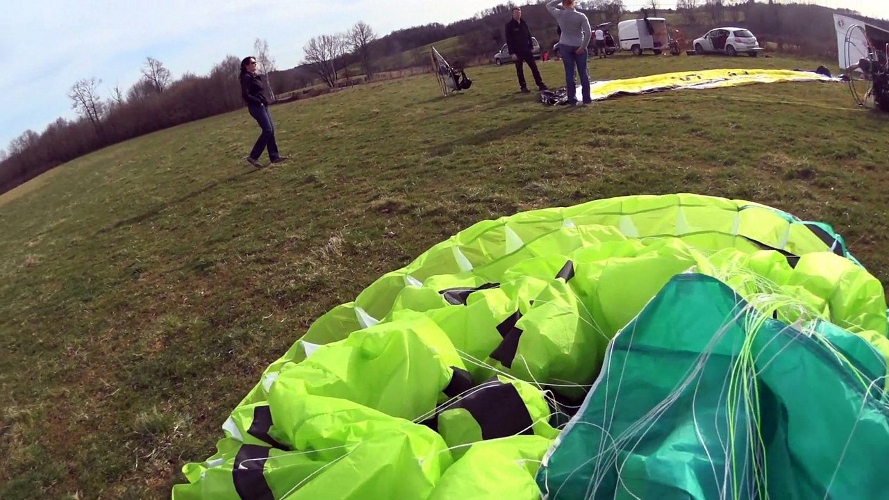 Paramoteur mars - avril 2015 en Limousin