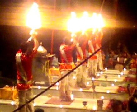 Ganga Aarti at Banaras/Varanasi