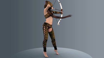 Iron Man 3D Test Animation CGI Effects - Superman, Fantasy Girl