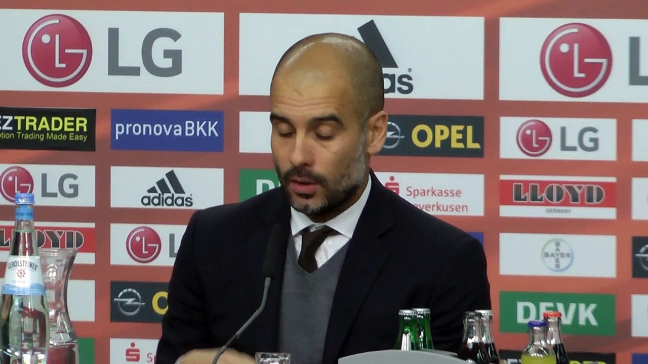 Guardiola: 'Leverkusen war besser'