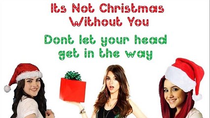 It's Not Christmas Without You - Victorious Cast Ft. Victoria Justice - FULL SONG with lyrics