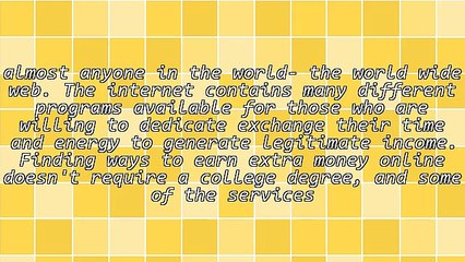 Effective Ways To Earn Extra Money Online