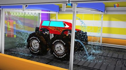 монстр грузовик Автомойка 3D | Monster Truck Car wash 3D