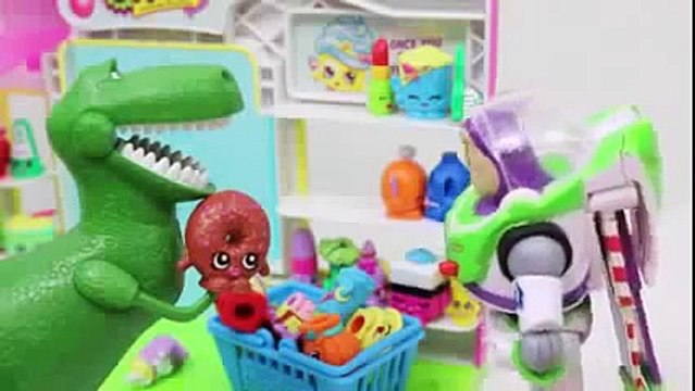 Shopkins Surprise Toy Story Buzz Lightyear Rex Superheroes Batman Shopkin Small Mart Baker