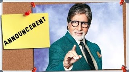 Big B's BIG Announcement On Social Media - The Bollywood