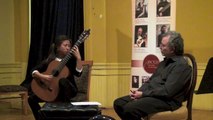 Katie Cho performs for Manuel Barrueco, Allegro from BWV 998 by J.S. Bach