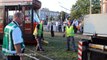 23-08-2012: Tram verspoort tijdens achteruitrijden - Delftselaan, Den Haag