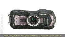 GENOVA,    WG-30 WI-FI - GRIGIO - FOTOCAMERA DIGITALE   SDHC 16 GB EURO 199