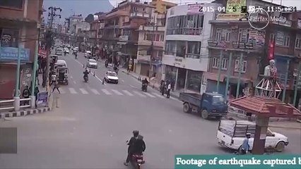 Nepal Earth Quack Shocking video