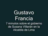 Nosotros, LATAM. 7 minutos sobre el gobierno de Susana Villarán en la alcaldía de Lima 13-10-2014