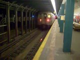 IND R68A B Train at 135th Street Station with R44/40S A train