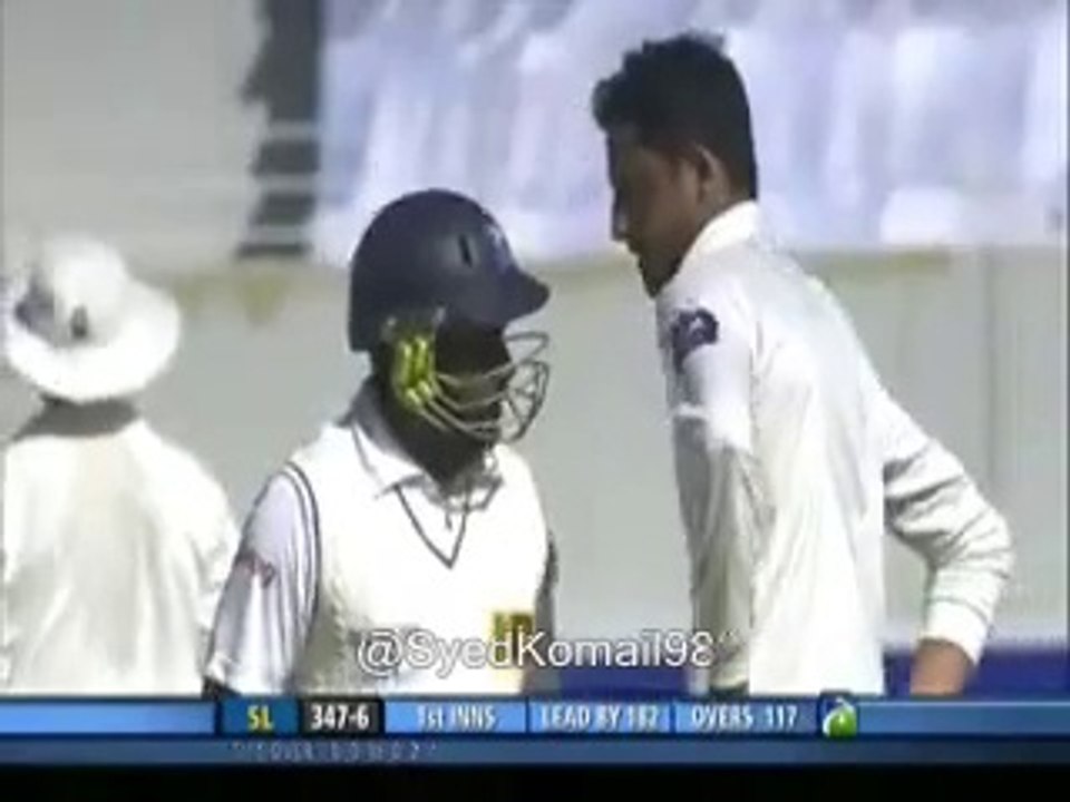 Junaid Khan vs Rangana Herath Verbal Fight ● 2nd Test Pakistan vs Srilanka