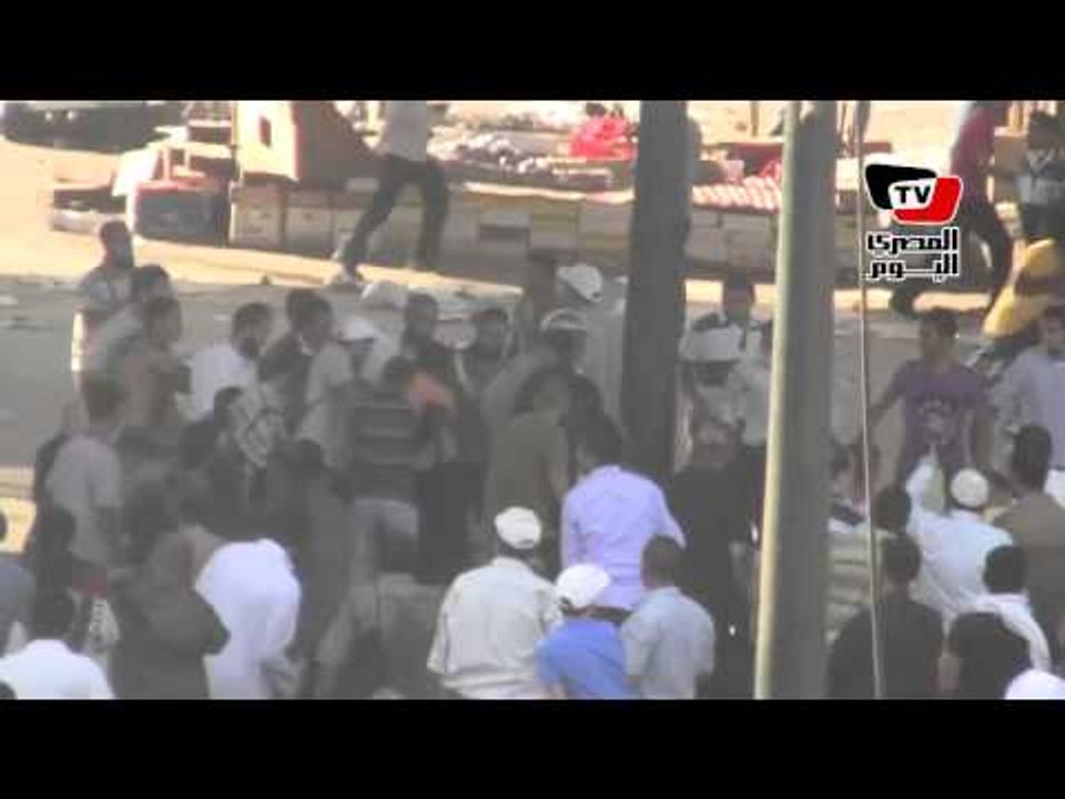 اشتباكات بين أنصار مرسي والأمن في ميدان رمسيس