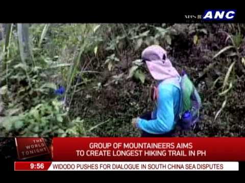 Mountaineers aim to create longest hiking trail in PH