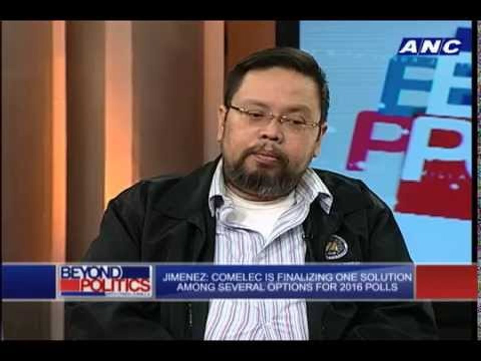 Jimenez: Comelec is finalizing preparations for 2016