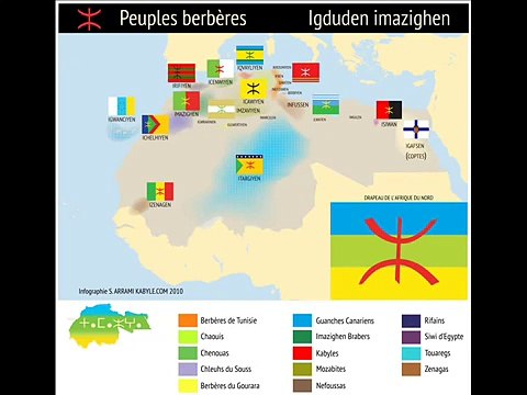 Histoire des Nord Africains les Amazighs (les Bérbéres)