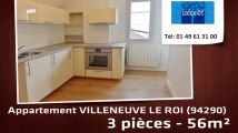 Location - appartement - VILLENEUVE LE ROI (94290)  - 56m²