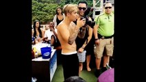 Shirtless Justin Bieber dancing to Where Are U Now at Rehab in Las Vegas, Nevada - May 2, 2015