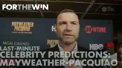 Celebrity Mayweather-Pacquiao predictions