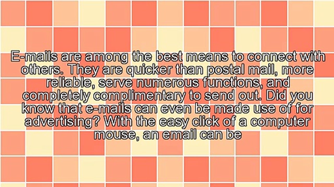 Ways To Optimize Your Time Using Email Advertising