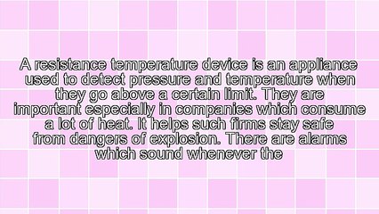 Things To Know About Buying A Resistance Temperature Device