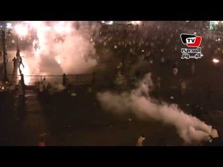 حجارة وغاز في اشتباكات أنصار مرسي والداخلية برمسيس