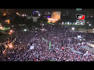 سماء «التحرير» تضيء باحتفالات عارمة بعد عزل مرسي