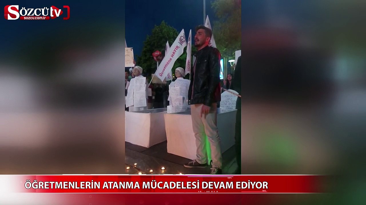 Öğretmenlerin atanma mücadelesi devam ediyor