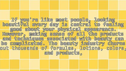 Easy Techniques To Maintain Your Natural Beauty